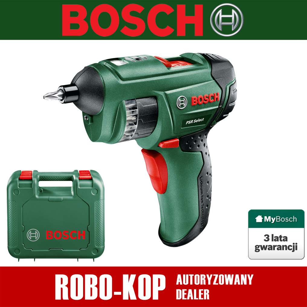 BOSCH PSR SELECT wkrętarka z magazynkiem 3,6V - 3999423520 - oficjalne ...